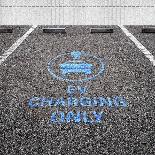 EV Charging Only Stencil